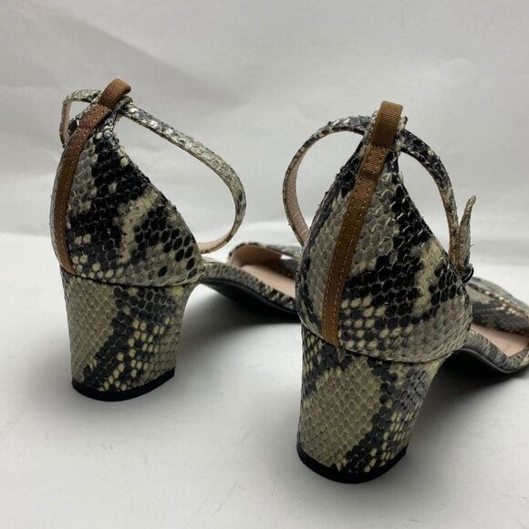 SJP by Sarah Jessica Parker 'Skyler' Snake Embossed Sandal Size 40 - Picture 4 of 7
